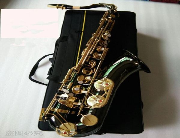 Imagem real nova super performance Profissional Tenor Saxofone B Tune Flat Tune Musical Gold Gold Tenor Saxofone8012948