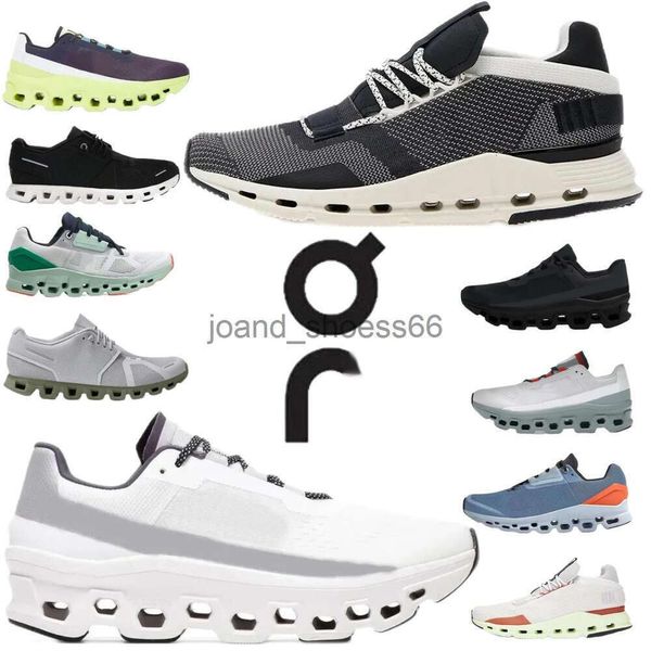 2024 con scarpe designer di logo originali da donna Cloudmonster mens formeabili tripli roccia bianca nero ruggine navy blu giallo verde sneakers nova mostro nova