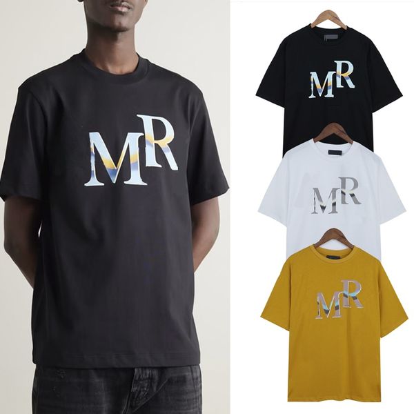 Summer New Style Men Men Manga curta T-shirt Roupas High Street Clothing