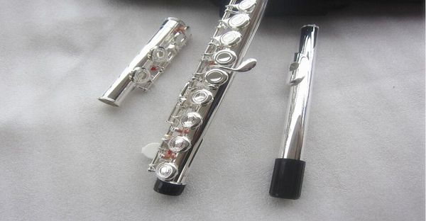 Pan flauta pan Cupronickel C Key 16 Hole Flute Instrument Flute Silver Plated Musical com estojo e acessórios6299337