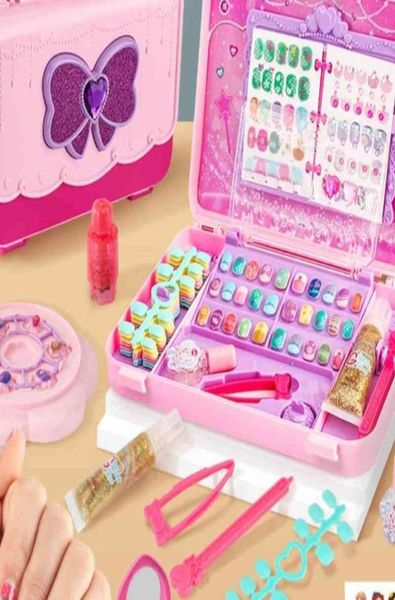 280pcs Dreamy Nail art set Toys Girl Girls Girls Finge Play Safe No Toxic per 4 5 6 7 8 anni Girl56859775717584