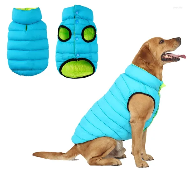 Abbigliamento per cani inverno vestiti grandi giacca da pet per pet chior impermeabile per i cani di grossa taglia Golden Retriever Labrador Abbigliamento