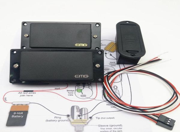 Pickups de guitarra EMG Pickup Bridge Pickups Active Pickups de guitarra elétricos Acessórios de guitarra em estoque3761272