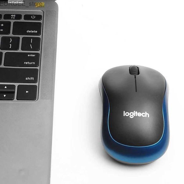 Topi 2024 NUOVO M185 MOUSE WIRELESS 1000DPI 2,4 GHz Design ergonomico Ottico Design Desktop Office Gaming Mini Mouse portatile per risparmio energetico Y240407