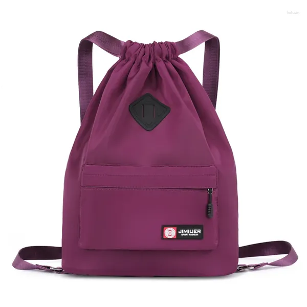 Backpack Accessori per sacchetti sportivi Oxford Oxford Oxford Bags leggero pieghevole pieghevole da viaggio per il tempo libero da viaggio palestra comfort