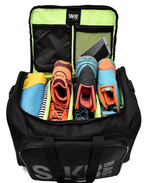 2019 Nylon Waterproof Sport Sports Bors Duffle Bag Sneaker Borsa di stoccaggio Fitness Men Women Gym Pulning Borse da viaggio bagaglio Crossbody 5260788