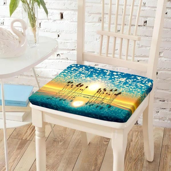 Cuscino Sunset Beach Tropical Palm sedia per la casa per la casa adulto camera da letto in poliestere per la casa decorativa