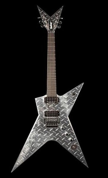 Wash Dim 3 USA Stealth Dimplate Dimbag Darrell E -Gitarre Eisen Diamantplatte Floyd Rose Tremolo8496629
