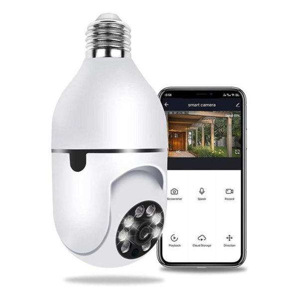 Telecamere wifi ip fotocamera wireless a luce piena visione notturna per bambini monitoraggio cctv cct pet smart home security bulb typeip13672221