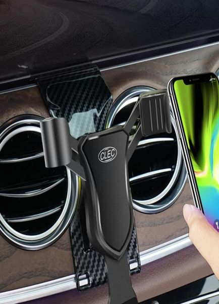 Для Mercedesbenz eclass W213 S213 CLS W257 C257 Auto Car Smart Smart Smart Chool Doster Air Vent Cradle Stand для iPhone Google334955587