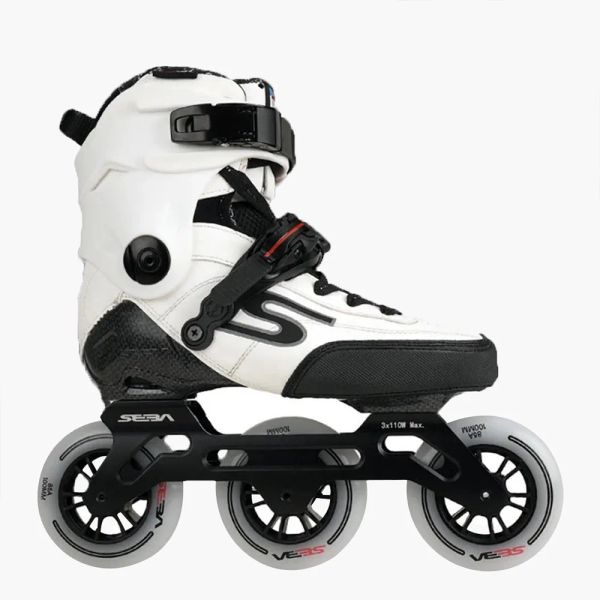 Sapatos 100% original 2022 SEBA Run Adult Em linha patins 3*110mm Roller de rodas Sapatos de patinação Racia de velocidade Patines de patinação grátis adulto