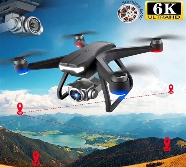 F11 Pro GPS Drone 4K 6K Dual HD Câmera Profissional POGRAÇÃO AERIAL PONTRADA MOTOR PRINCIFICAÇÃO Quadcopter RC Distance1200M FPV 2110289767103