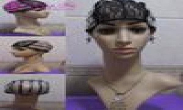 Wigs Machine Yapımı peruk kapağı, 46622806 tarihinde ayarlanabilir kayışla 5 adet lot yapmak için