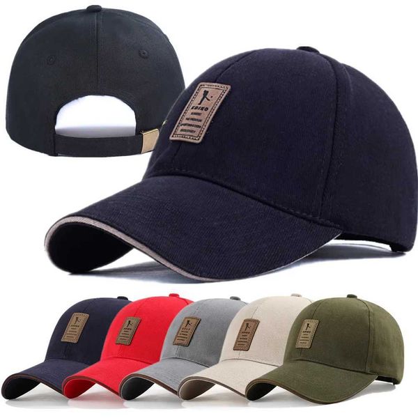 Ball Caps Sıcak satan unisex moda şapka klasik basit düz renkli beyzbol şapkası yüksek kaliteli golf spor şapkası erkekler ve kadınlar için q240403