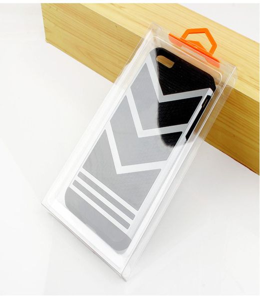 Luxus transparente PVC -Telefonhülle Clear Plastic Retail Packaging Boxes Paketbox mit Haken für iPhone 7 8 plus X Samsung Note8 S9605316