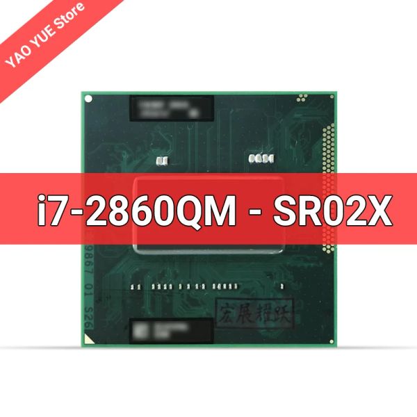 CPUS I72860QM -Prozessor i7 2860qm Laptop CPU RPGA988B SR02X 2,5 GHz 8 MB 100% Arbeiten ordnungsgemäß prozessor kompatibler HM65 QM67 HM76