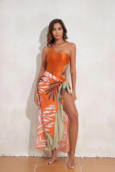 Swimwear da donna 2024 Europa e gallo di garza francese degli Stati Uniti Sottili costumi da bagno sexy spot di bikini cavi