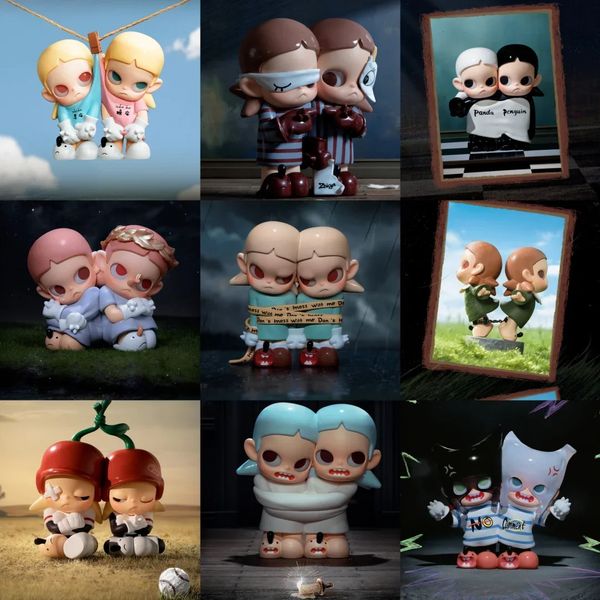 Zsiga Gemini Series Blind Box Trendy Trendy Play Regali fatti a mano Decorazioni desktop Desktop Novelty Exquisite 240407