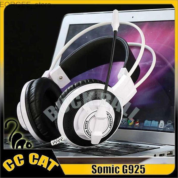 Handy -Ohrhörer SOMIC G925 Gaming -Kopfhörer -Kabel -Kopfhörer mit Latenzkopfhörer Kopfhörer Kopfsets Sound -Isolation Rausch Reduktion Head Set Y240407
