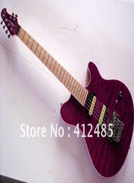 Estilo Nova Música de chegada Manie Ernie Ball Signature Electric Guitar em Purple Whole Guitars2231653