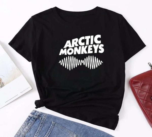 Tops Arctic Monkeys Print Musik für Frauen Harajuku S5xl Fan T -Shirt Casual No1 Party Anthem Streetstyle Y2K Top Ropa Mujer9211610