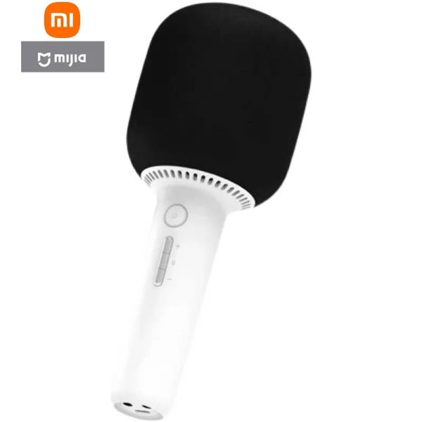 Mikrofonlar Mijia Ev Mikrofonları El Tutt Allinone Karaoke Kablosuz Xiaomi Mikrofon Stüdyo Ekipmanları K Song TV Şarkı İçin Vokal