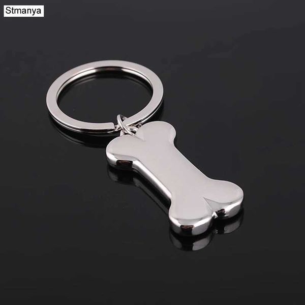 Keychains cofreia fofa de osso de cachorro - Cadeia de teclas - Charmos de liga de moda quente anel pendente para homens e mulheres Jóias de chaveiro de presente #17025 Q240403