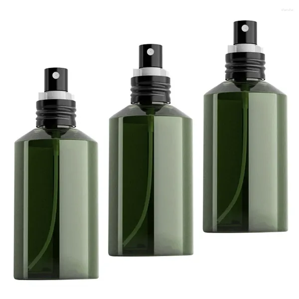 Bottiglie di stoccaggio 3 pezzi Spray Bottle Traveling Dispenser Spruzzatore Misognione del contenitore Contenitori Acqua Contenitori liquidi Cosmetici