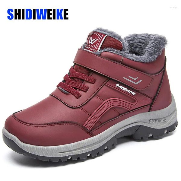 Botas SDWK Women Winter Ladies Snow Lace Up Taikle Feminino Non Slip Shop Shop Shoes Mantenha Botas quentes PLUS TAMANHO 41