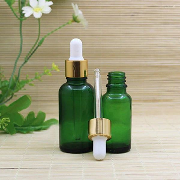 Bottiglie di stoccaggio 15ml20 ml blu/trasparente/verde/verde/marrone bottiglia essenziale olio essenziale umidità siero liquido Recupero di cura della pelle