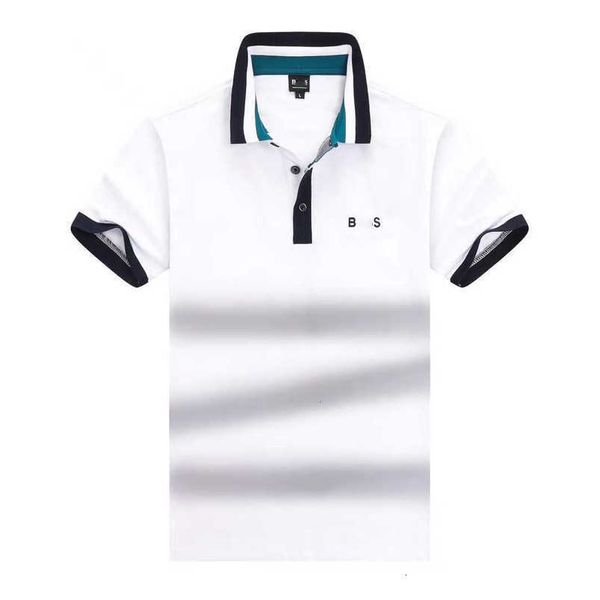 Shirt Designer Polo Mens Polos Tshirt Boss Fashion Brand Business Casual Business Golf T-Shirt Pure Cotton Breable Short Shorts Shirts 2024 Summer Top KS02