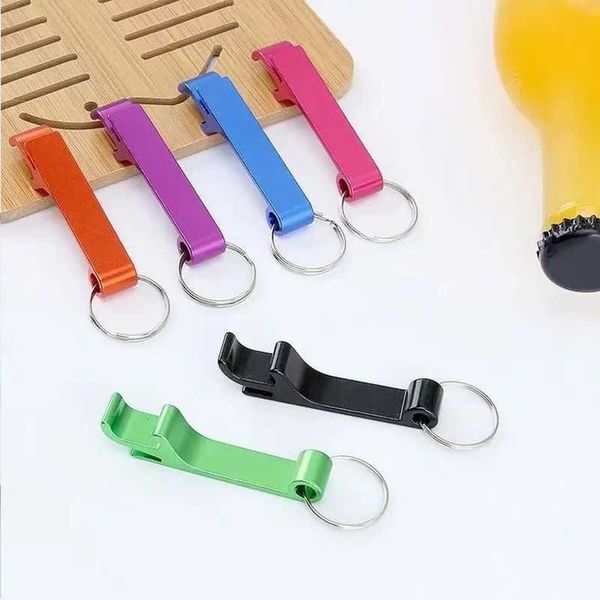 Keychains Landards 1 Bira Şişesi Açıcı Anahtarlık İçecek Düğün Partisi Hediye Bar Aracı Q240403