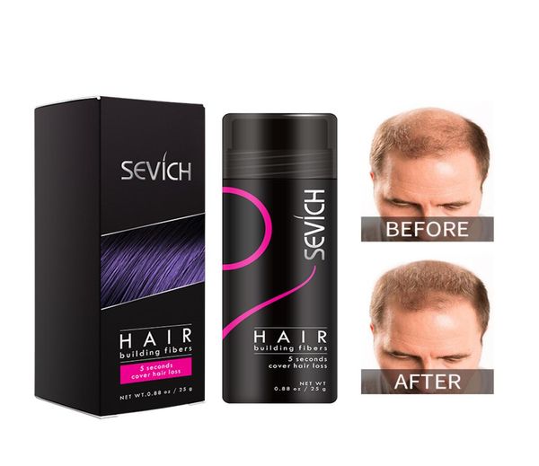 OEM -Handelsmarktlabel Keratin Hair Building Faserdünnungsverlust Concealer Instant Styling Pulver Sevich 25g6607477