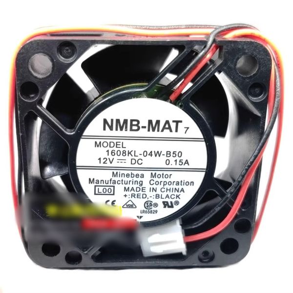 SPEDIZIONE GRATUITA NUOVA NMB 4020 12V 0.15A 1608KL-04W-B50 40 * 40 * 20 mm Fan di raffreddamento a doppia sfera