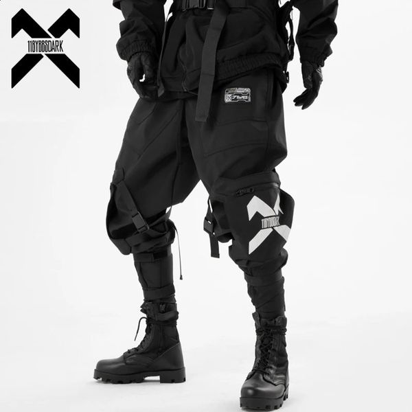11 Bybbs Dark Hip Hop Tactical Cargo Pant Men Funktional Joggers Hosen Elastische Taillenband Streetwear Hosen Techwear 240403