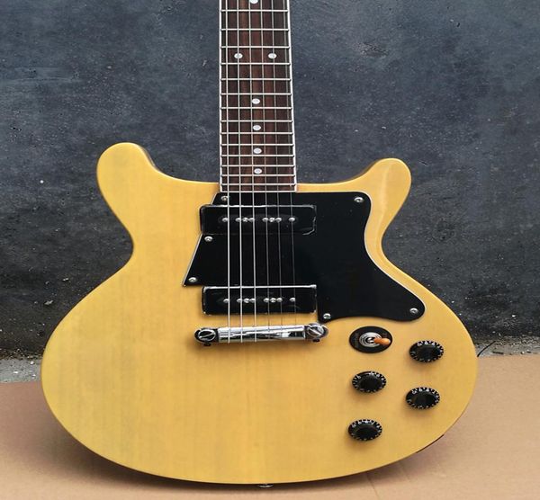 Benutzerdefinierte E -Gitarre Doppelstrecke2 Farbe verfügbar Qualität Gitarre Flat Top CST161109A6006652
