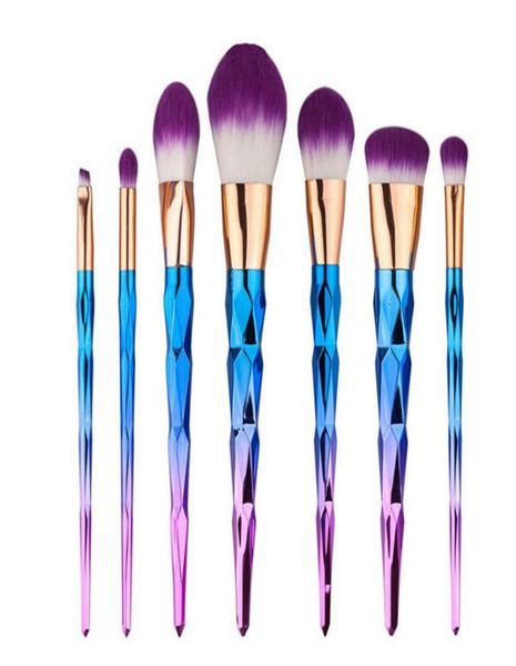 2017 Novo kit de pincel Profissional Vander 7pcs Creme Power Professional Makeup Brushes