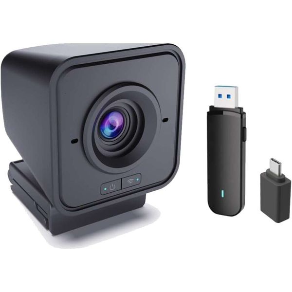 Aprimore suas chamadas de vídeo com o Projeto Telecom Marconi Wireless HD 1080p Webcam - Perfeito para streaming, videoconferência, webinars e jogos no PC e laptop