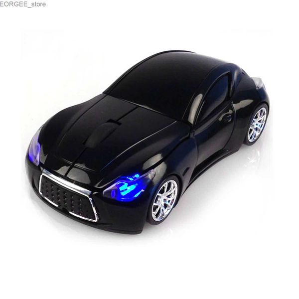 Topi 2,4 g Wireless Mouse Mini Infiniti Sports Car Design Mergonomic Ause Ottico Creativo Ottico Porta utilizzabile Gamer USB Topi regalo per PC Laptop Y240407