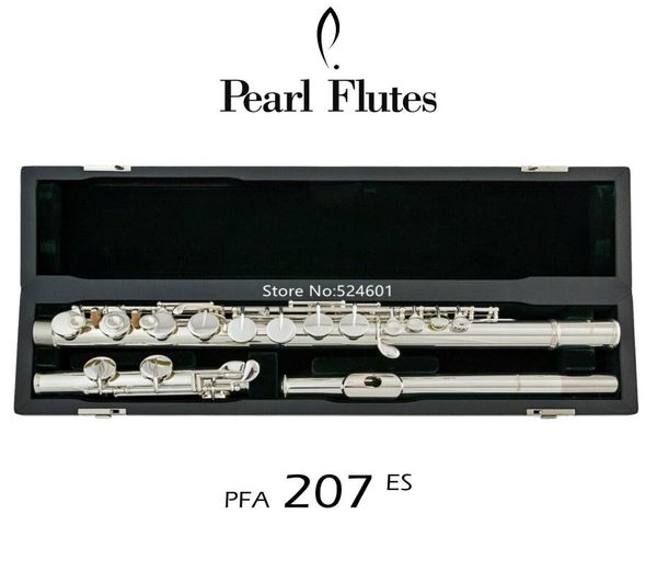 Hochwertige Perle Alto Flöte PFA207ES 16 Tasten geschlossene Loch G -Melodie Gerade Kopfschild geplattet musikalische Instrument8778947