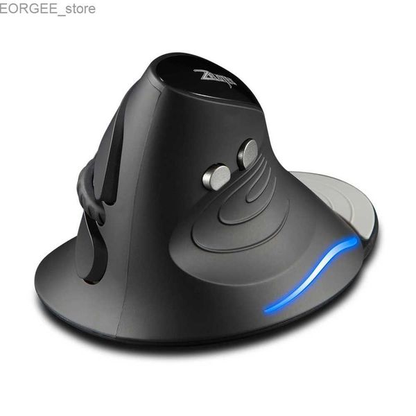 Mäuse Zelotes F-17 Vertikale Maus 2,4 GHz Wireless Gaming Maus 6-Taste Ergonomische optische Maus mit 3 einstellbaren DPIs für PC-Laptops Y240407 geeignet