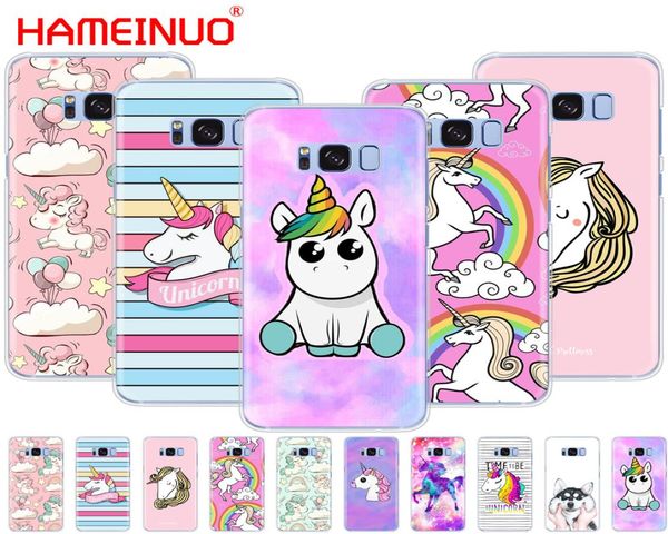 Hameinuo Rainbow Unicorn Handy -Hülle für Samsung Galaxy S9 S7 Edge Plus S6 S6 S4 S3 Mini6556366