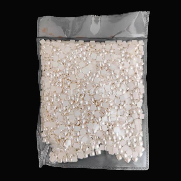 Decorazioni all'ingrosso 10000pcs bianco AB Square Pearls Flaback 5mm Nail art Gioielli Rinastone Decorazioni Accessori per manicure