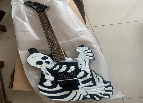 RARE GEORGE LYNCH SKULL N BONES MR CHITARDA SCARY Johnny China Electric Guitar6305441