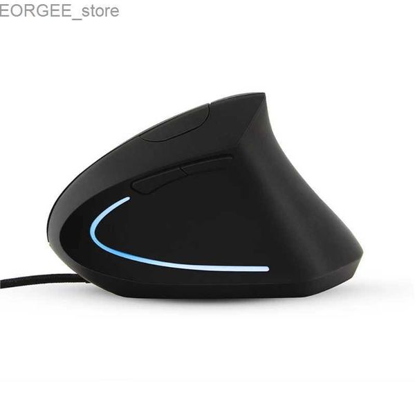 Topi adatti per la salute del polso di gioco per PC 1600 DPI Ottico Mano destro Vertical Mouse Ergonomico Y240407