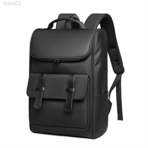 Multifunktionstaschen Herren Rucksack Mode modische japanische und koreanische Herrenschule für 15,6-Zoll-Laptop-Reise YQ240407 geeignet