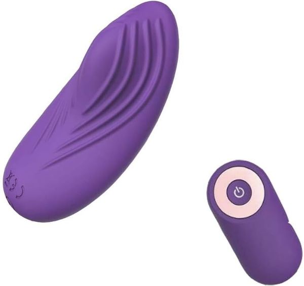 Damen -Slip -Vibrator, Erotica Wearable Slip Vibrator, Schmetterling Vibrator mit 10 Vibrationsmodi, wiederaufladbare Fernbedienungspaarspielzeug, Erwachsenenspielzeug (Farbe: Lila)