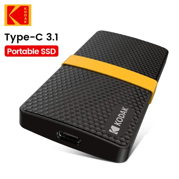 Ориентирует оригинал Kodak X200 Type C USB3.1 Disco Duro Externo 1TB 512 ГБ 256 ГБ.