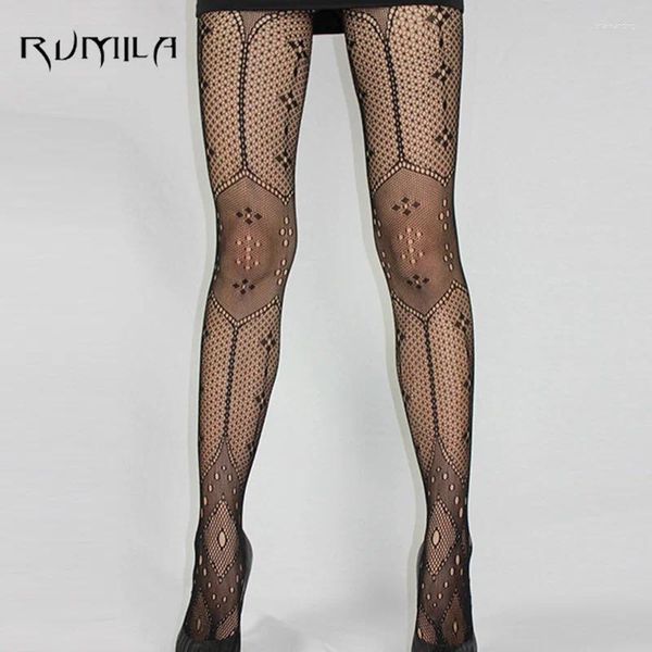 Donne calzini da donna Lady Girls Girls Black Sexy Fishnet Pattern Jacquard Stockings collant da collant Donna 1pcs Dww35