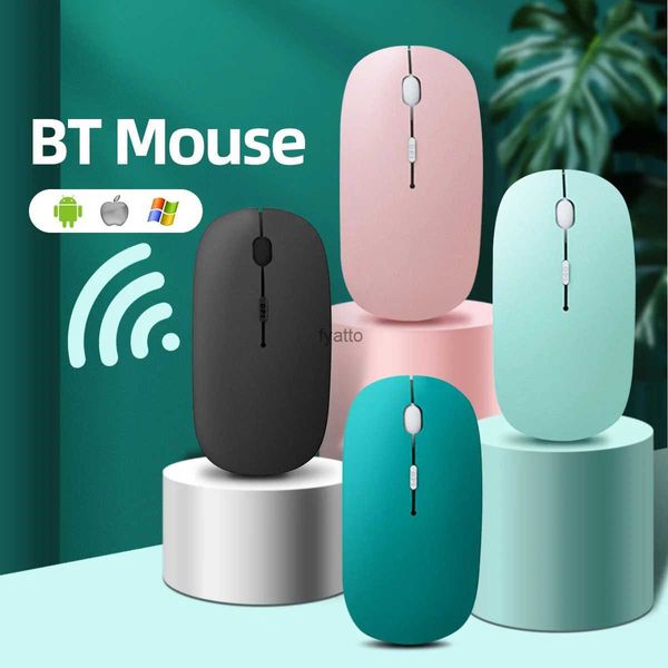 Topi Bluetooth Mouse è adatto per iPad Samsung Huawei Lenovo Windows Tablets Batterie topi wireless e laptop H240407